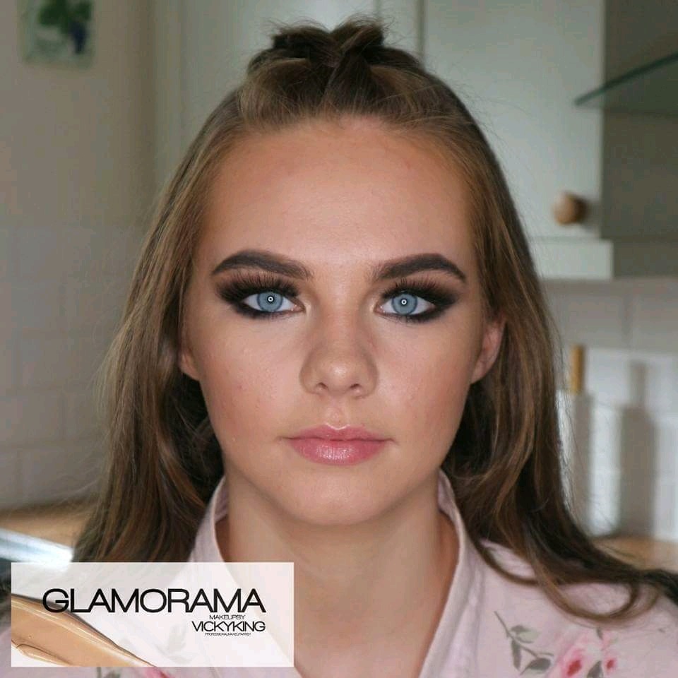 prom hair and makeup by Glamorama Makeup Liverpool